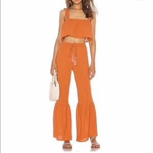 Burnt orange 2 piece set